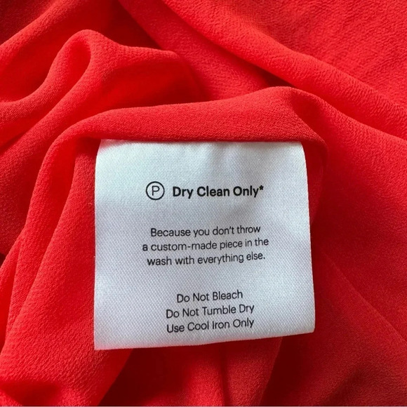 Fame and Partners Tiered Strapless Dress in Red Size 10 - Picture 6 of 11